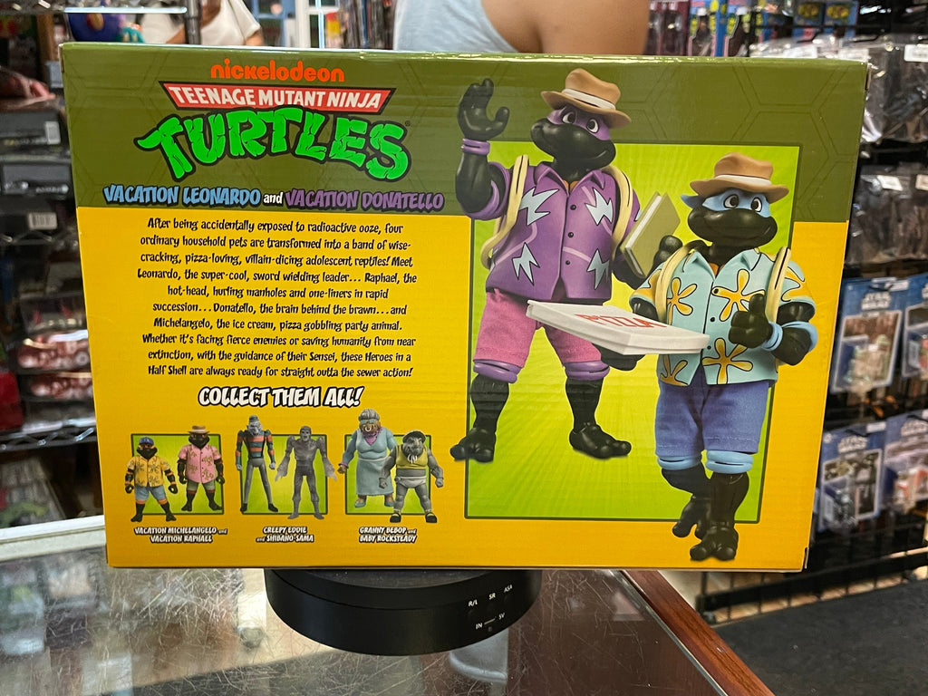 Vacation Leonardo & Vacation Donatello (Neca, TMNT) **SEALED**
