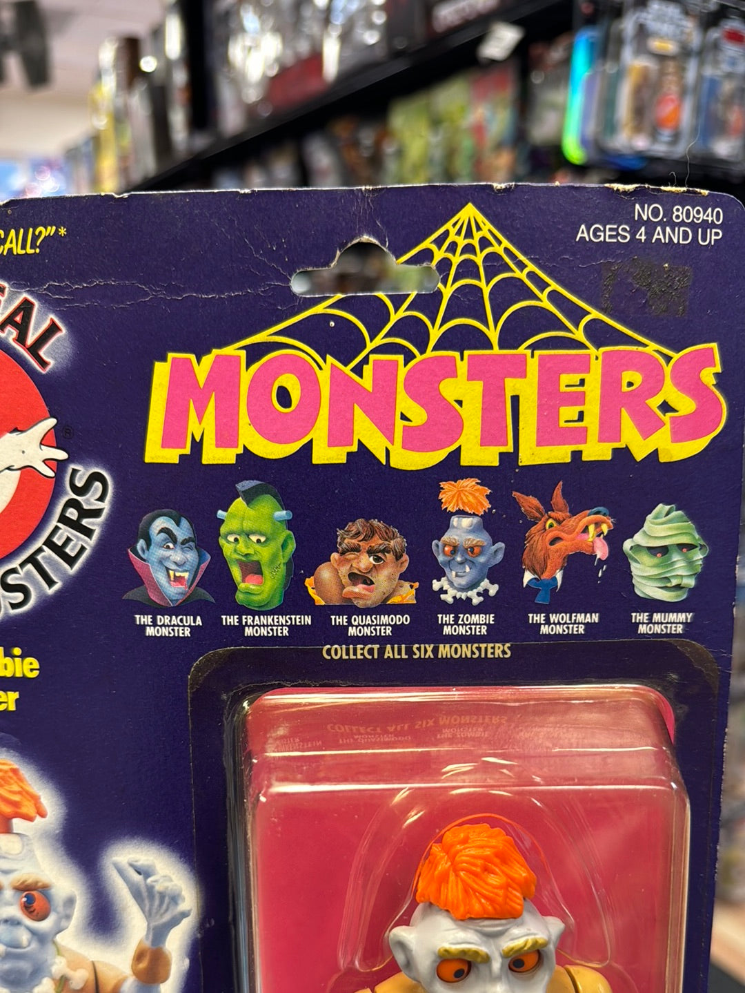 Zombie Monster 1398 (Vintage Ghostbusters, Kenner) SEALED