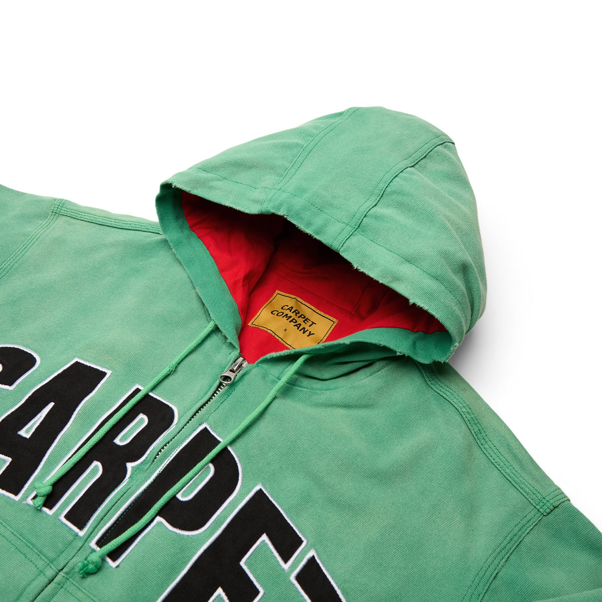 Carpet Company Battered Varsity Work Jacket (Green)