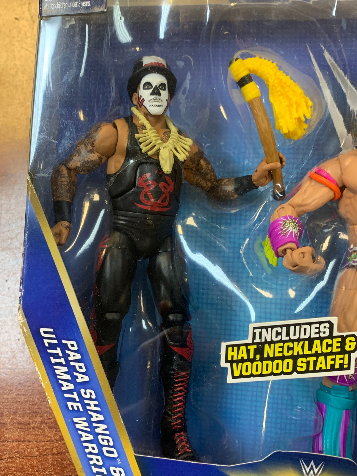 Papa Shango & Ultimate Warrior (WWE Elites, Mattel) SEALED