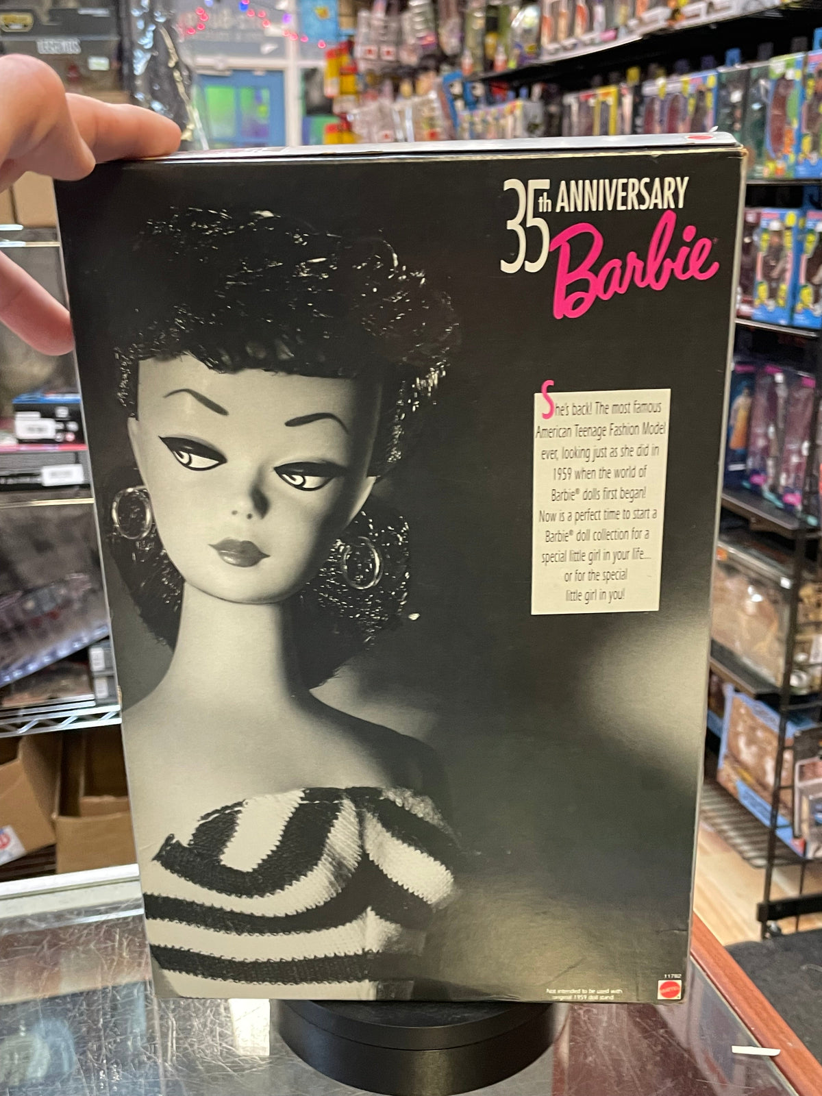 Brunette Barbie 35th #11782 (Vintage Barbie, Mattel) **SEALED**