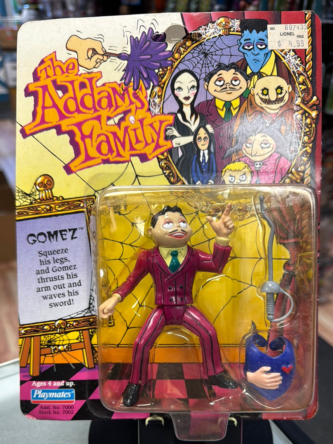 Gomez 0506 (Vintage Addams Family, Playmates) SEALED