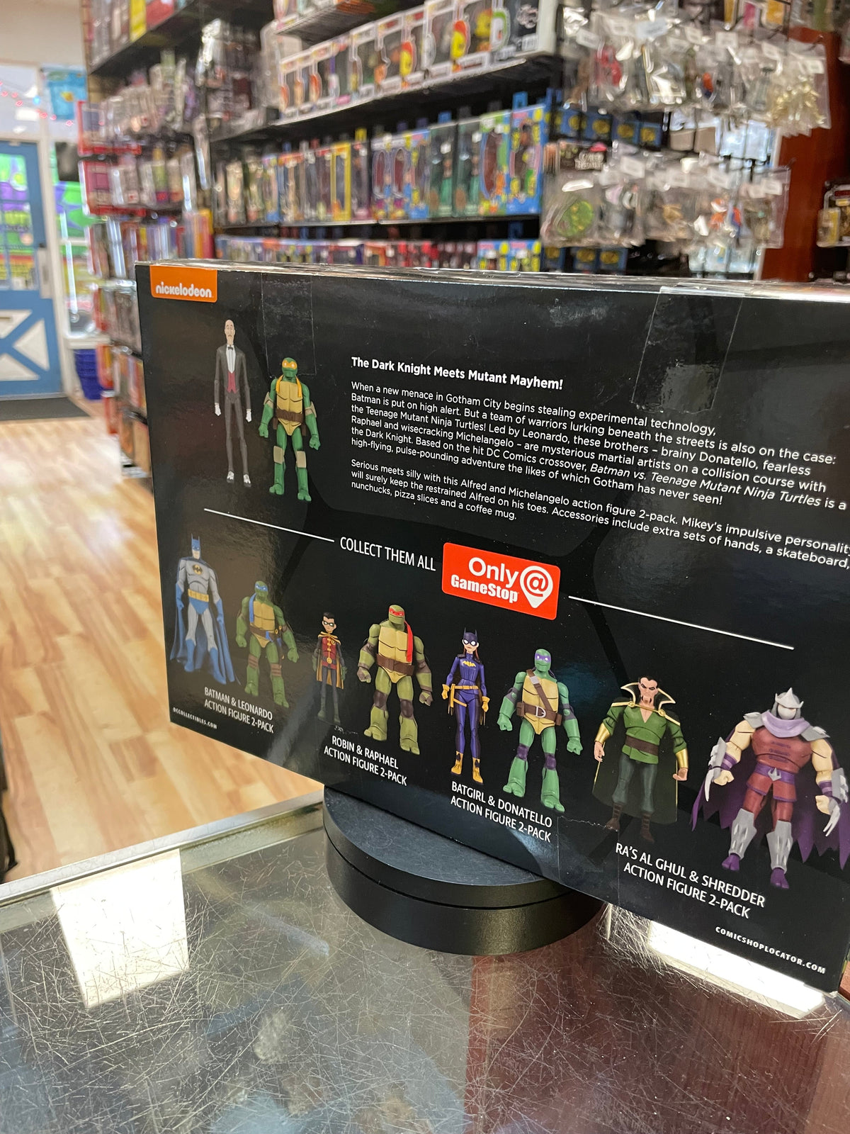 Alfred & Michelangelo 2 Pack (Batman Vs Teenage Ninja Turtles, DC Collectibles) SEALED
