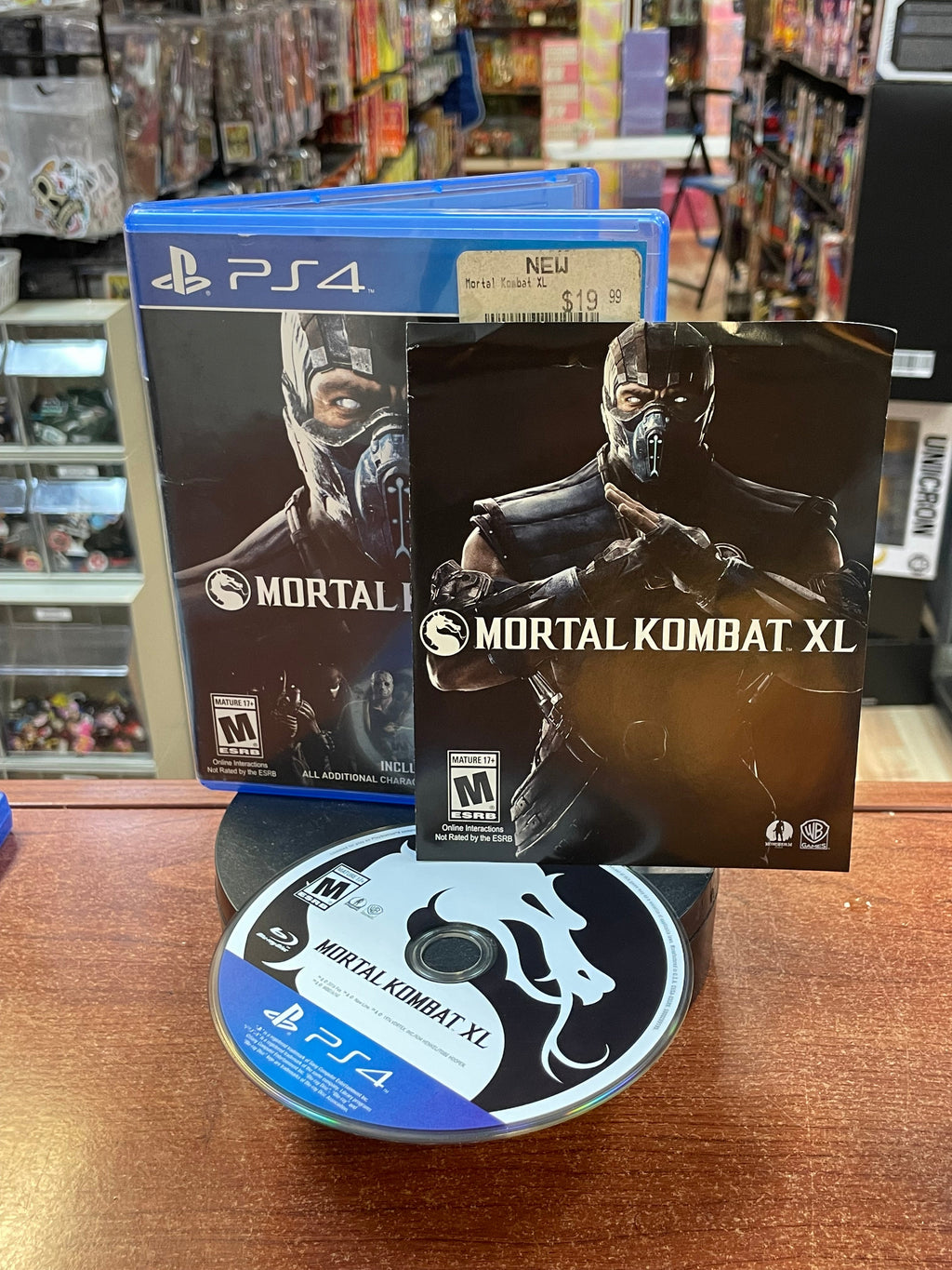 Mortal Kombat XL (Sony Playstation PS4, Video Games) **TESTED**