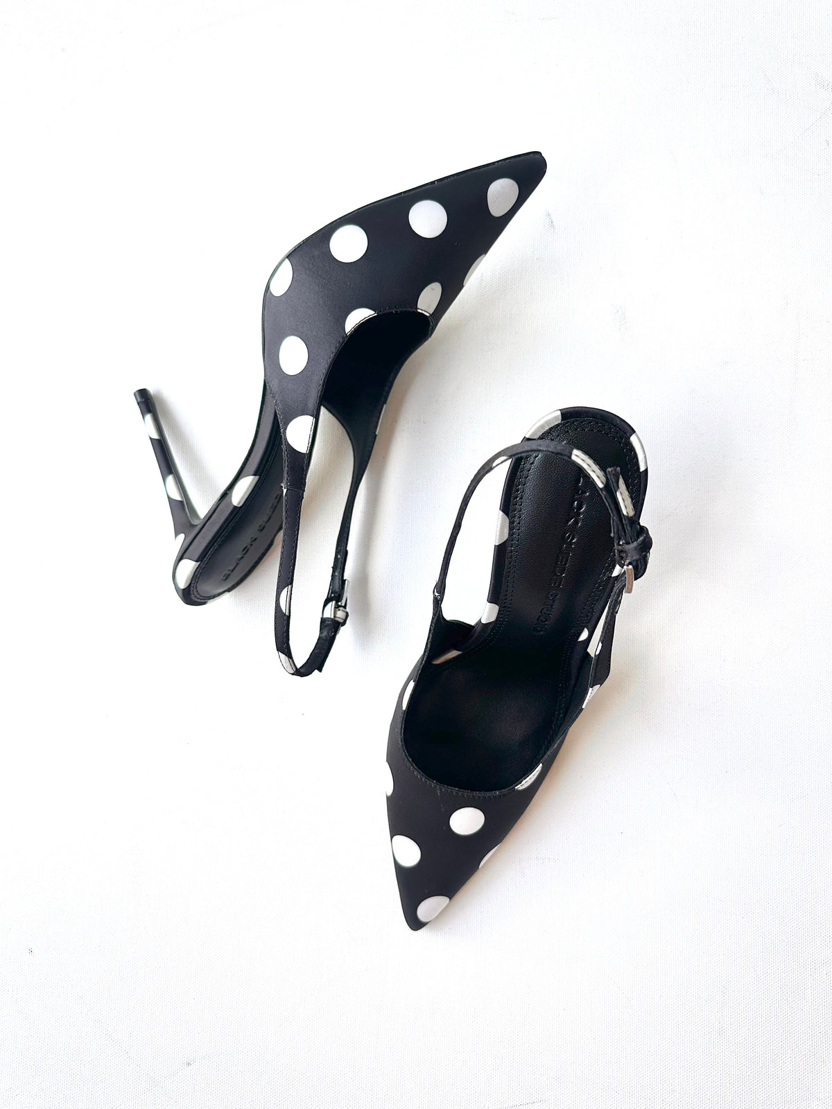 Black Suede Studio Branca Heel