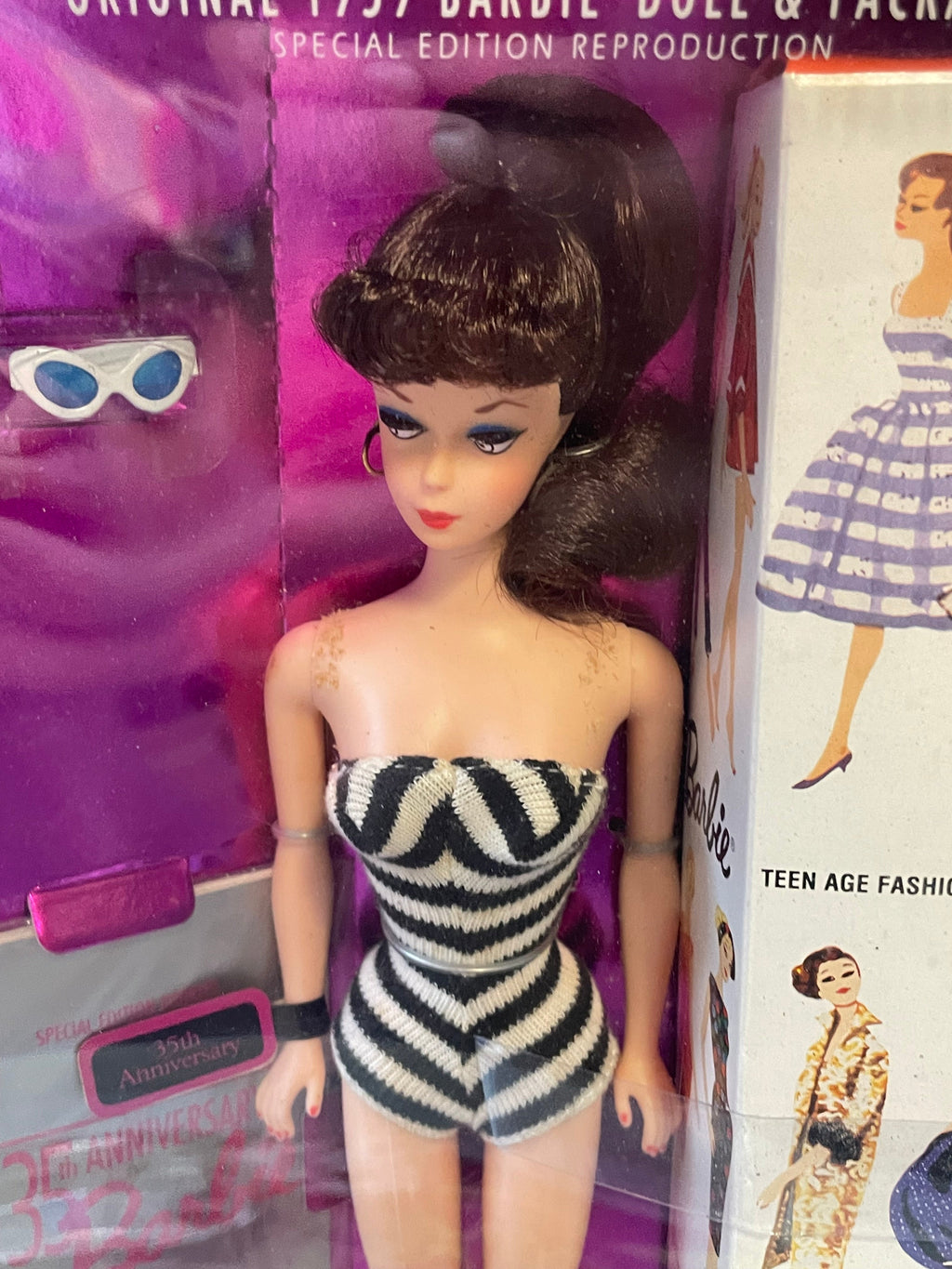 Brunette Barbie 35th #11782 (Vintage Barbie, Mattel) **SEALED**
