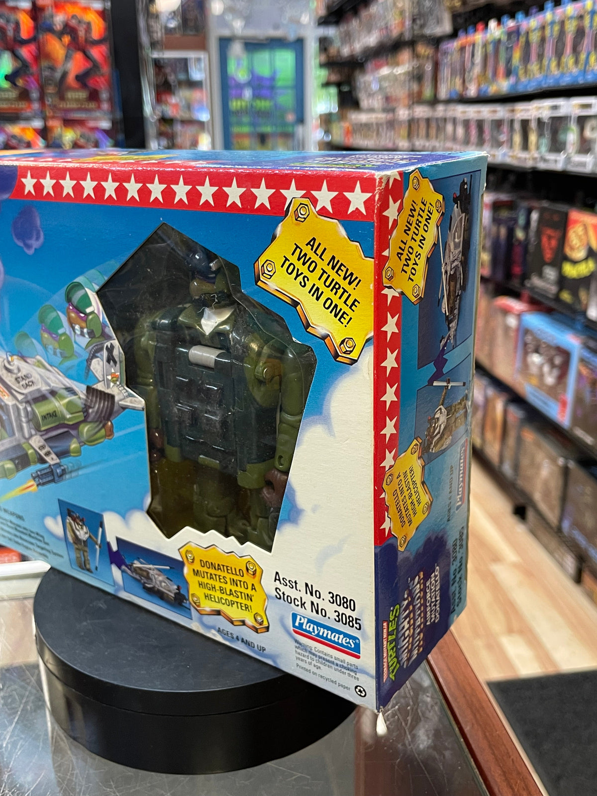 Air Force Mutation Donatello (Vintage Teenage Ninja Turtles Mighty Mutations, TMNT Playmates) SEALED