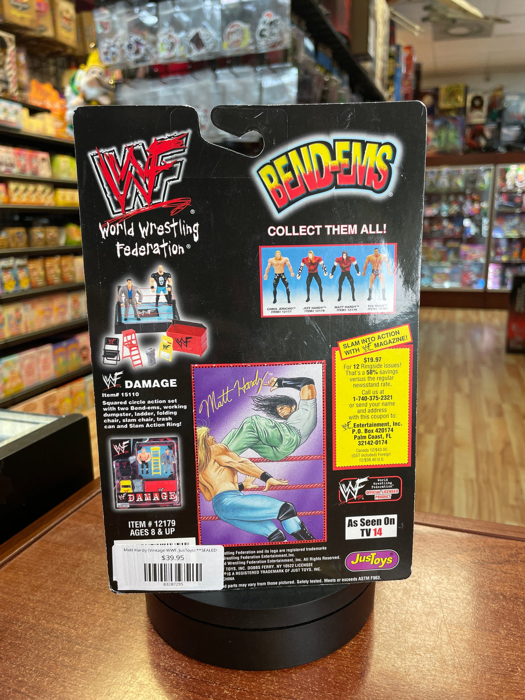 Matt Hardy (Vintage WWF, JusToys) **SEALED**