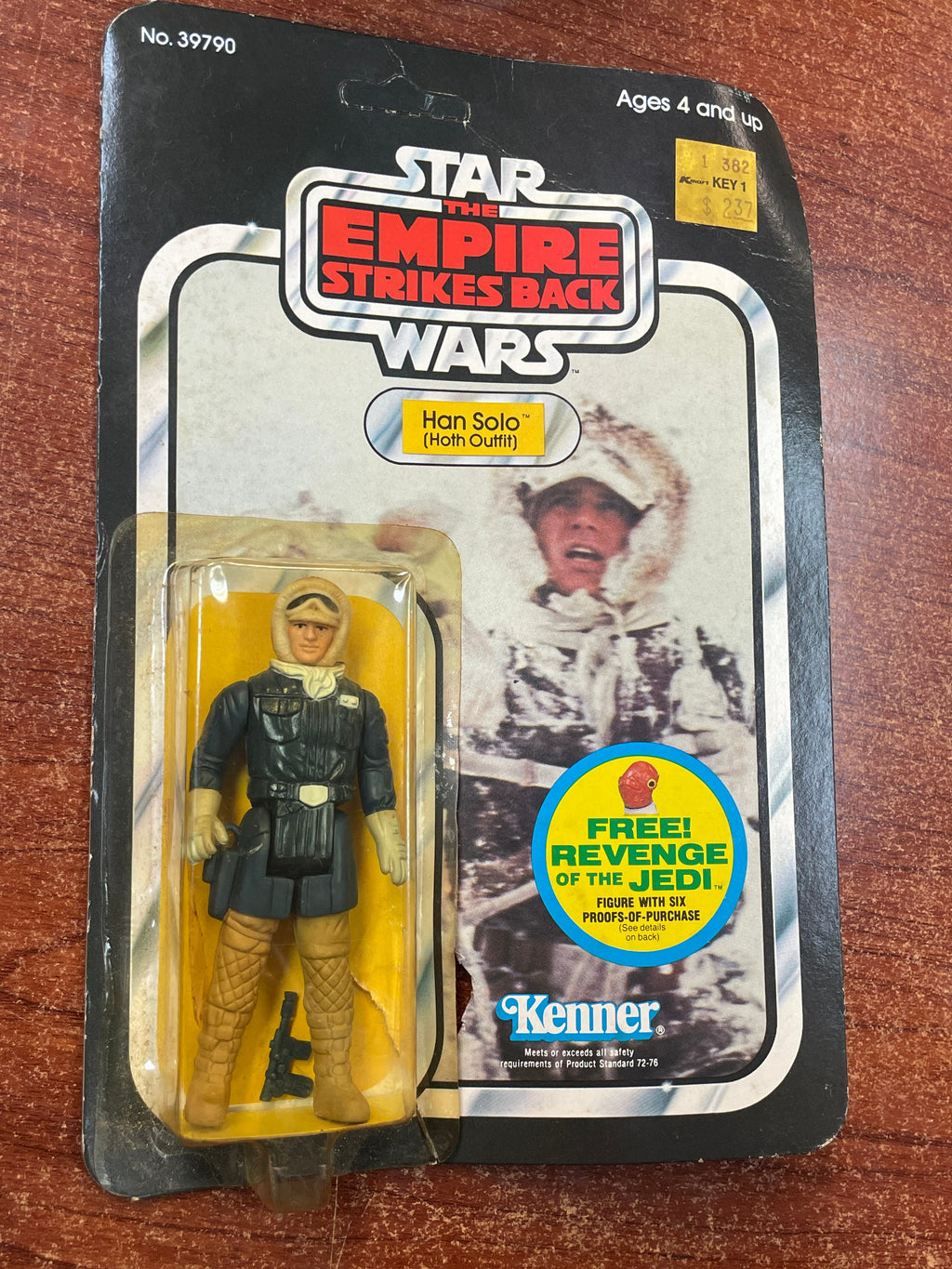 Hoth Han Solo -No Pop (Vintage Star Wars, Kenner) **NEW**