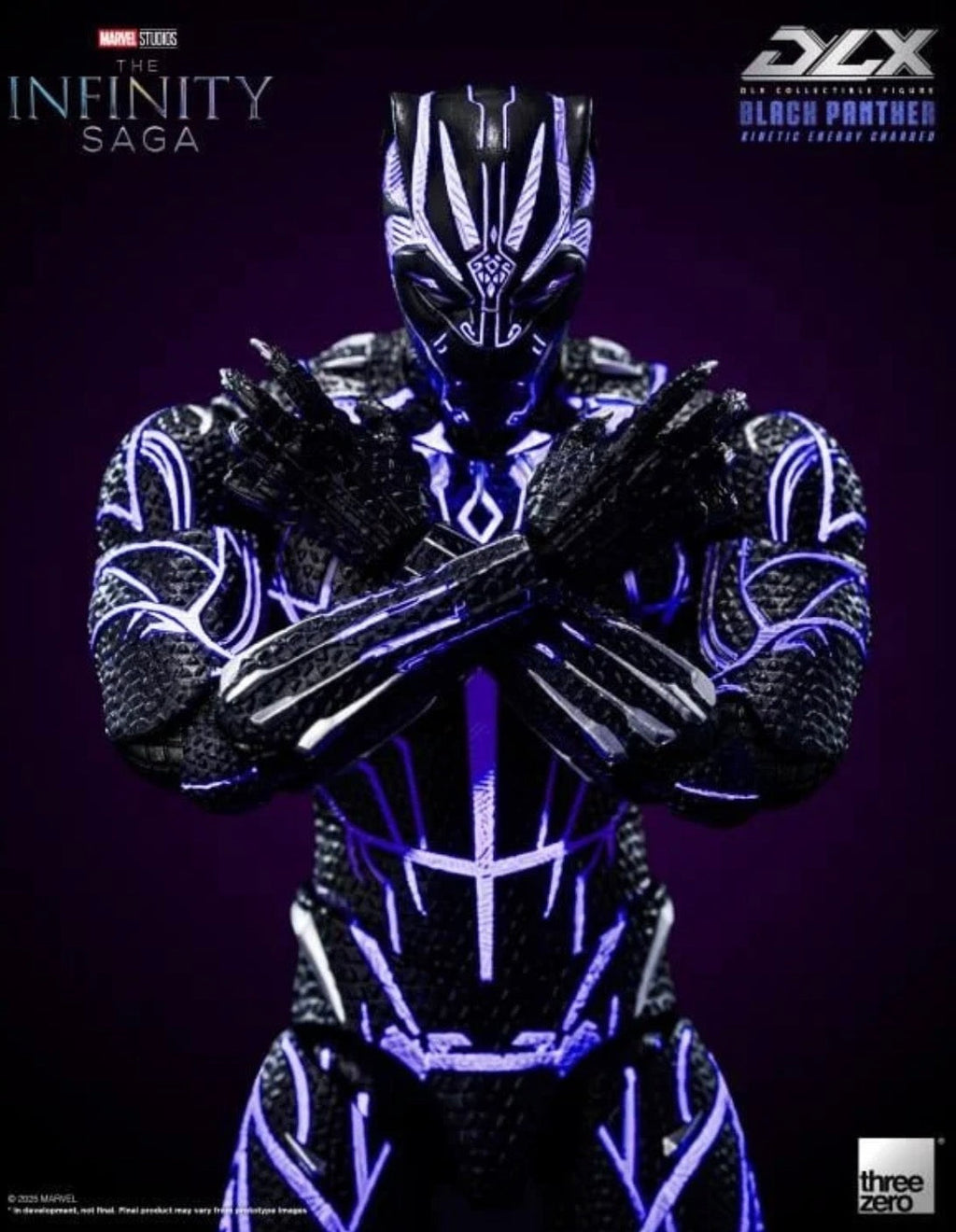 Black Panther Kinetic Charge DLX Marvel The Infinity Saga Action Figure by Threezero
