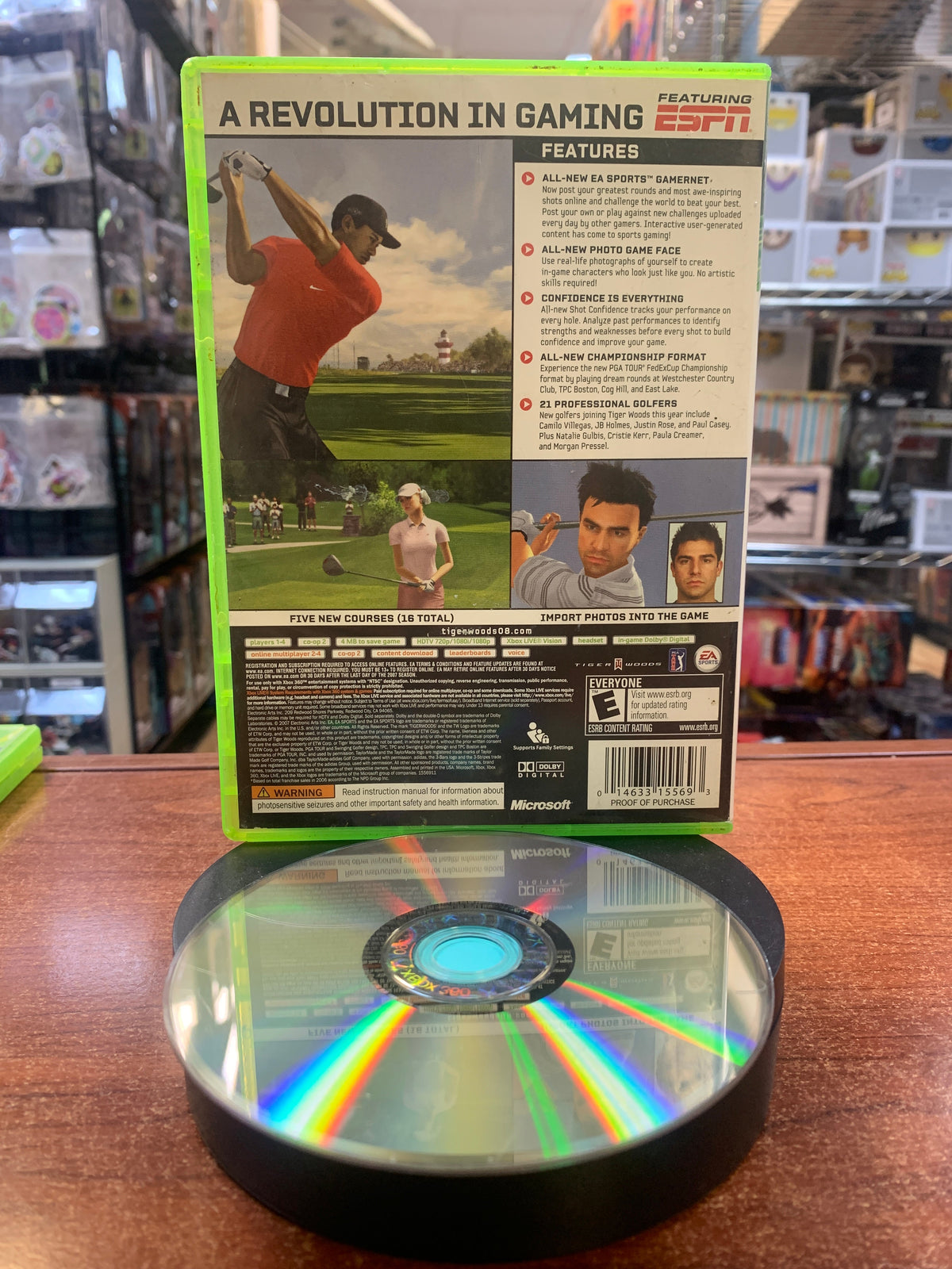 Tiger Woods PGA Tour 08 (Microsoft  Xbox 360, Video Game)