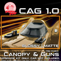 CAG SET 1.0 - Canopy & Guns Upgrade Kit / McFarlane 89 Batmobile (MATTE)