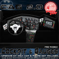 CAG SET 2.0 - Cockpit & Gauges Upgrade Kit  / McFarlane “The Flash” and “Gold Label”’89 Batmobile.