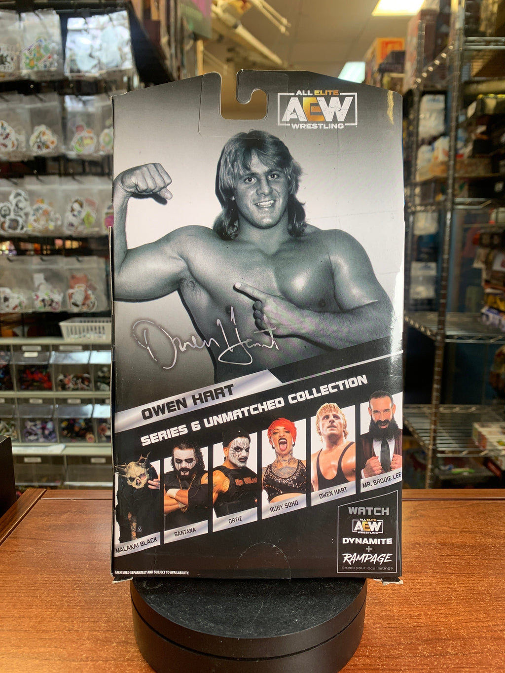 Owen Hart #41 (All Elite Wrestling AEW, Jazwares) **SEALED**