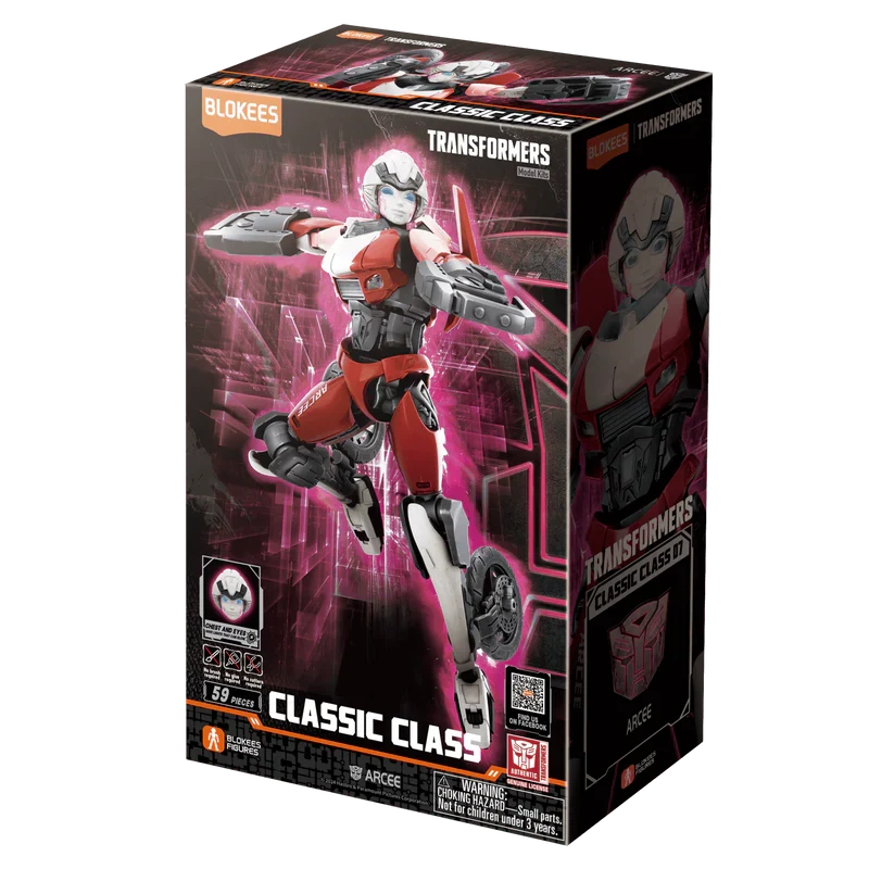 Arcee Rise of the Beasts (Transformers Classic Class, Blokees) SEALED