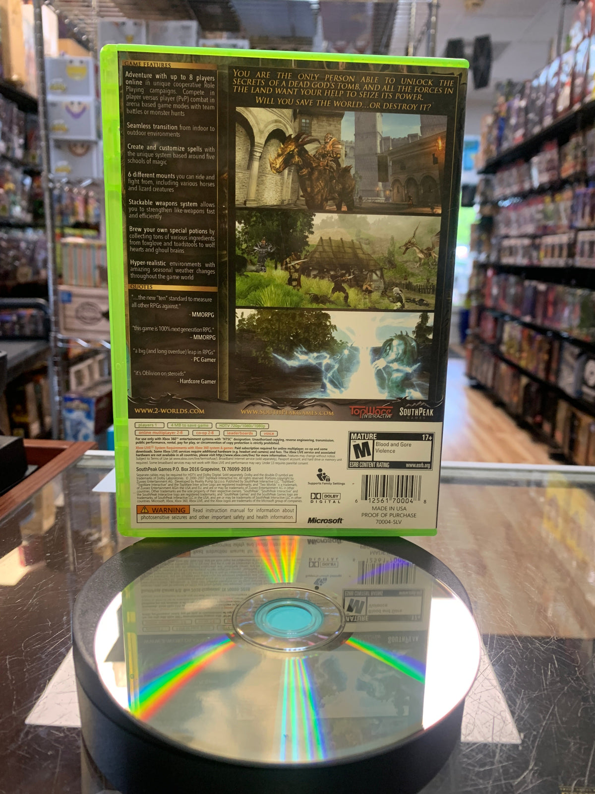 Two Worlds (Microsoft Xbox 360, Video Game)
