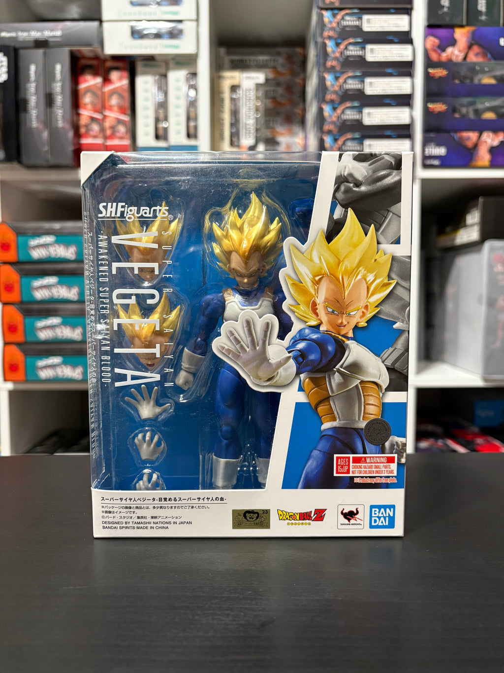 S.H.Figuarts Super Saiyan Vegeta Awakening Super Saiyan Blood Tamashii Nations by Bandai