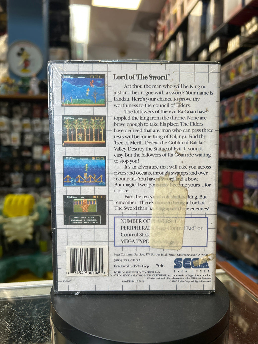 Lord of the Sword 0851 (SEGA Master System SMS, Video Games) **SEALED**