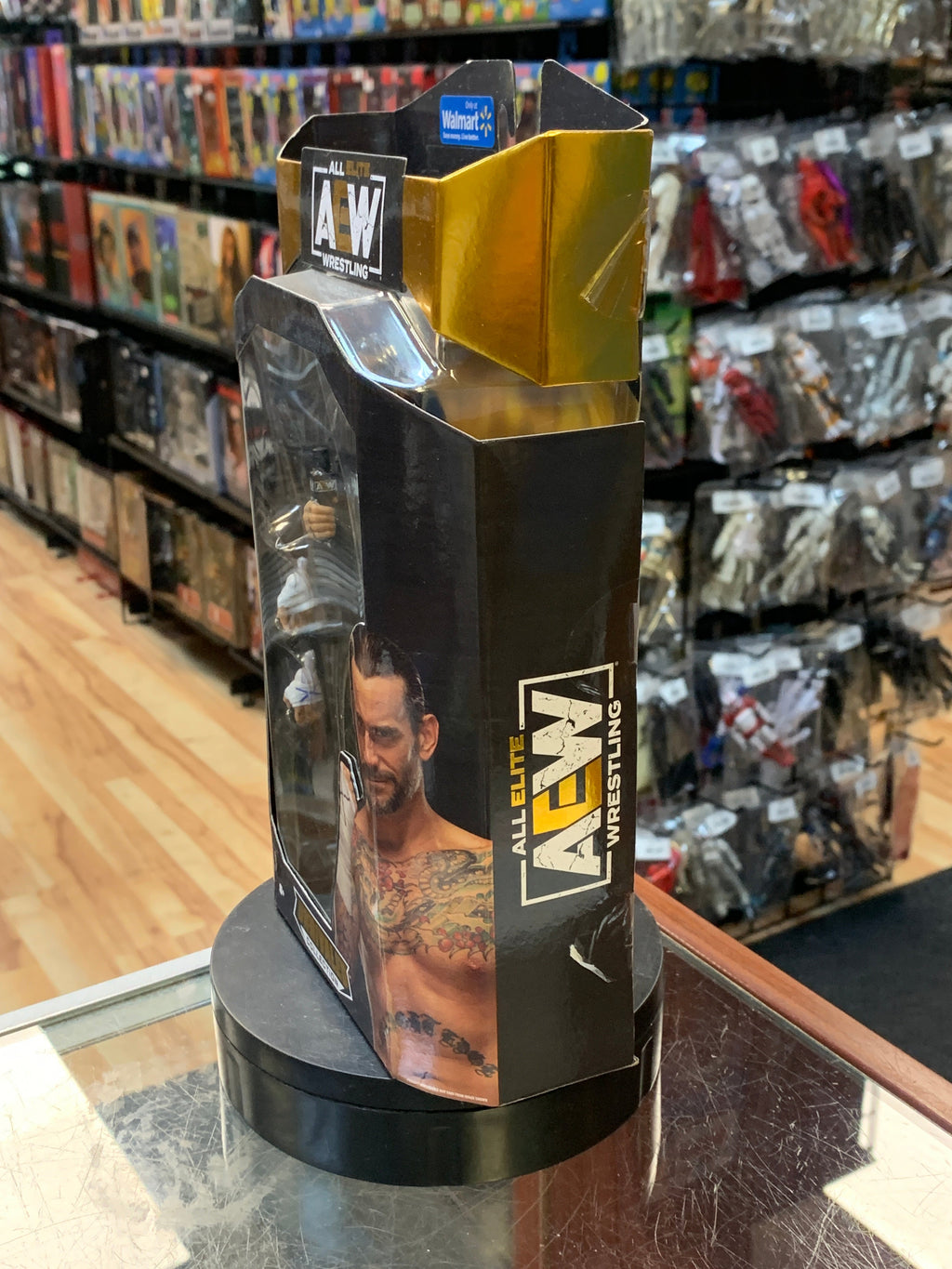 CM Punk #89 (AEW All Elite Wrestling, Jazwares) **SEALED**