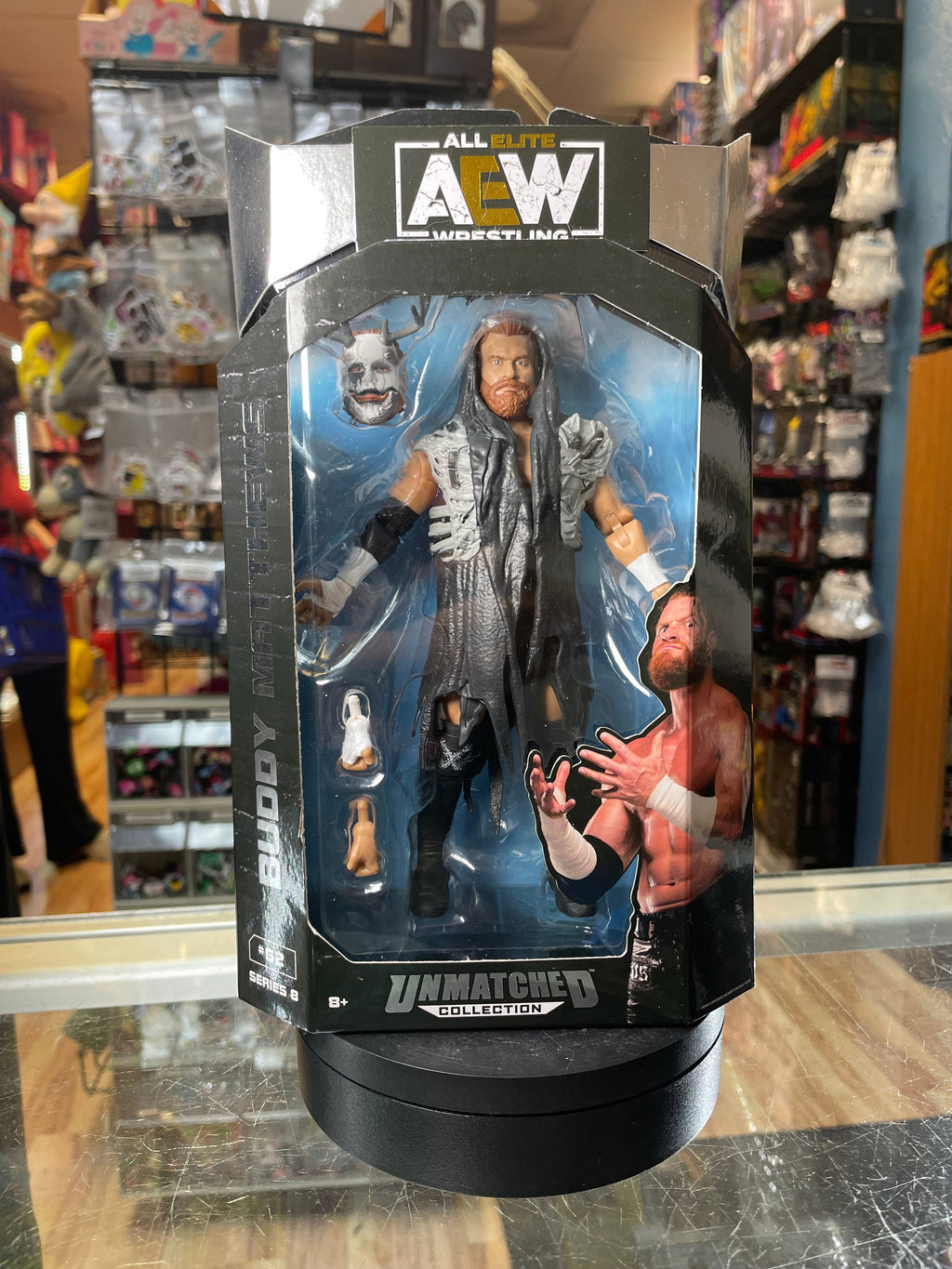 Buddy Matthews Unmatched #62 (AEW Unmatched Collection, Jazwares) SEALED