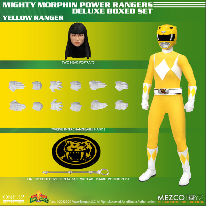 Mezco Toyz One:12 Collective Mighty Morphin' Power Rangers Deluxe Boxed Set