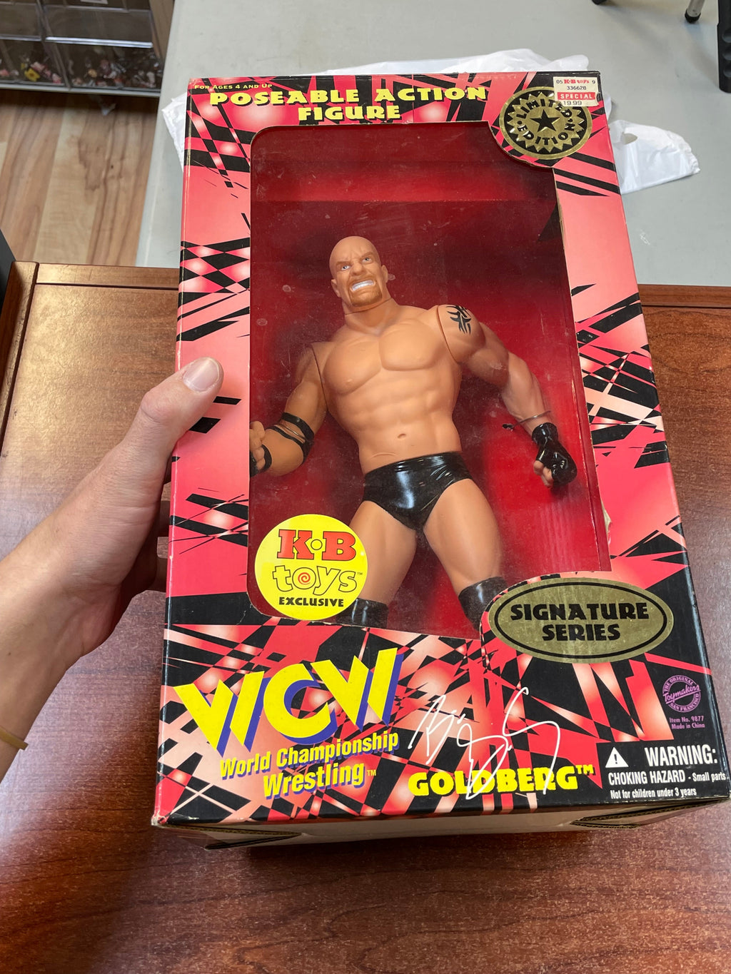 Bill Goldberg 12" Posable Figure (Vintage WCW WWF, OSFTM) Open Box