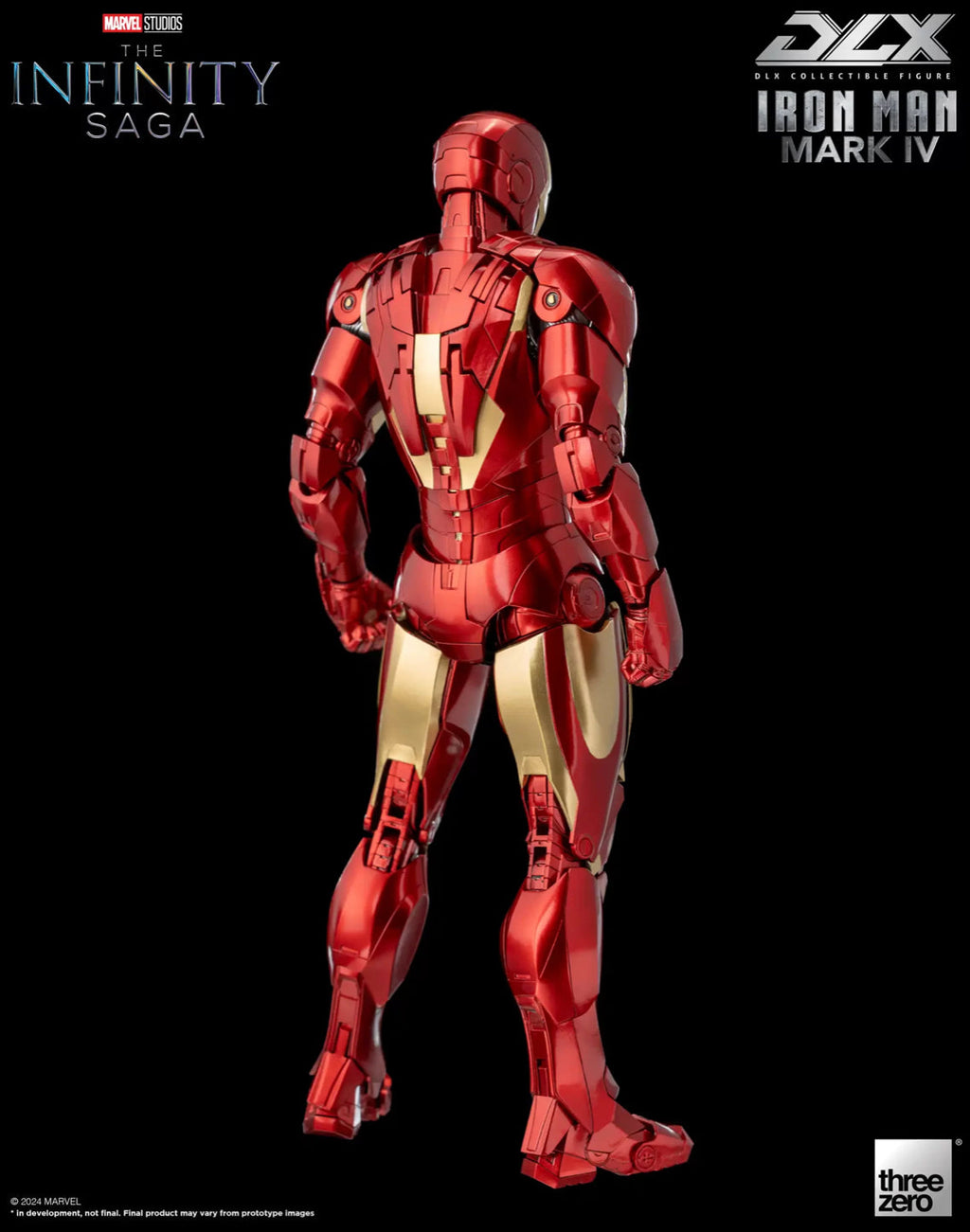 The Infinity Saga DLX Iron Man Mark IV Marvel 1/12 Scale by ThreeZero