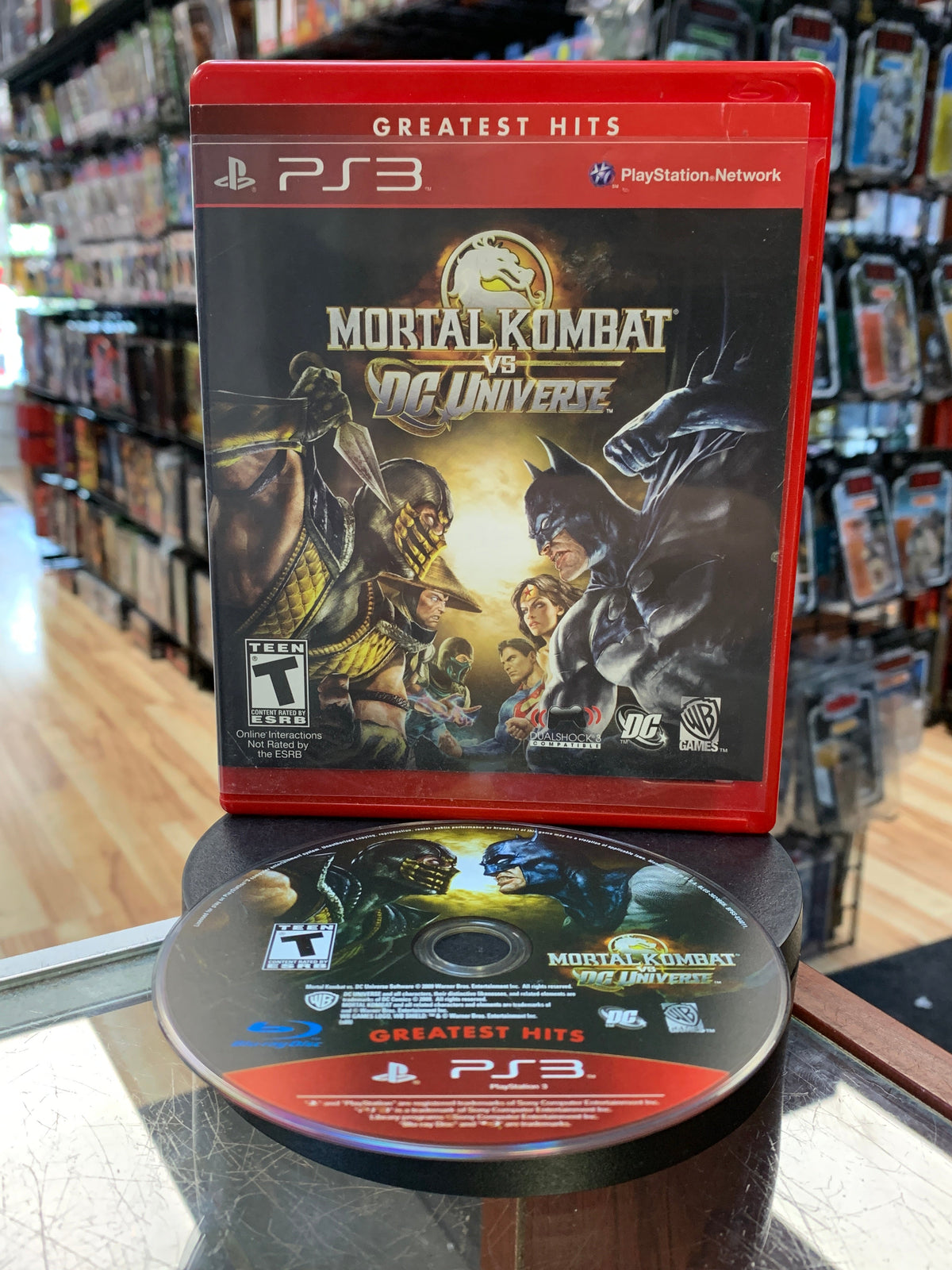 DC Universe vs Mortal Kombat (Sony Playstation PS3, Video Games) **TESTED**