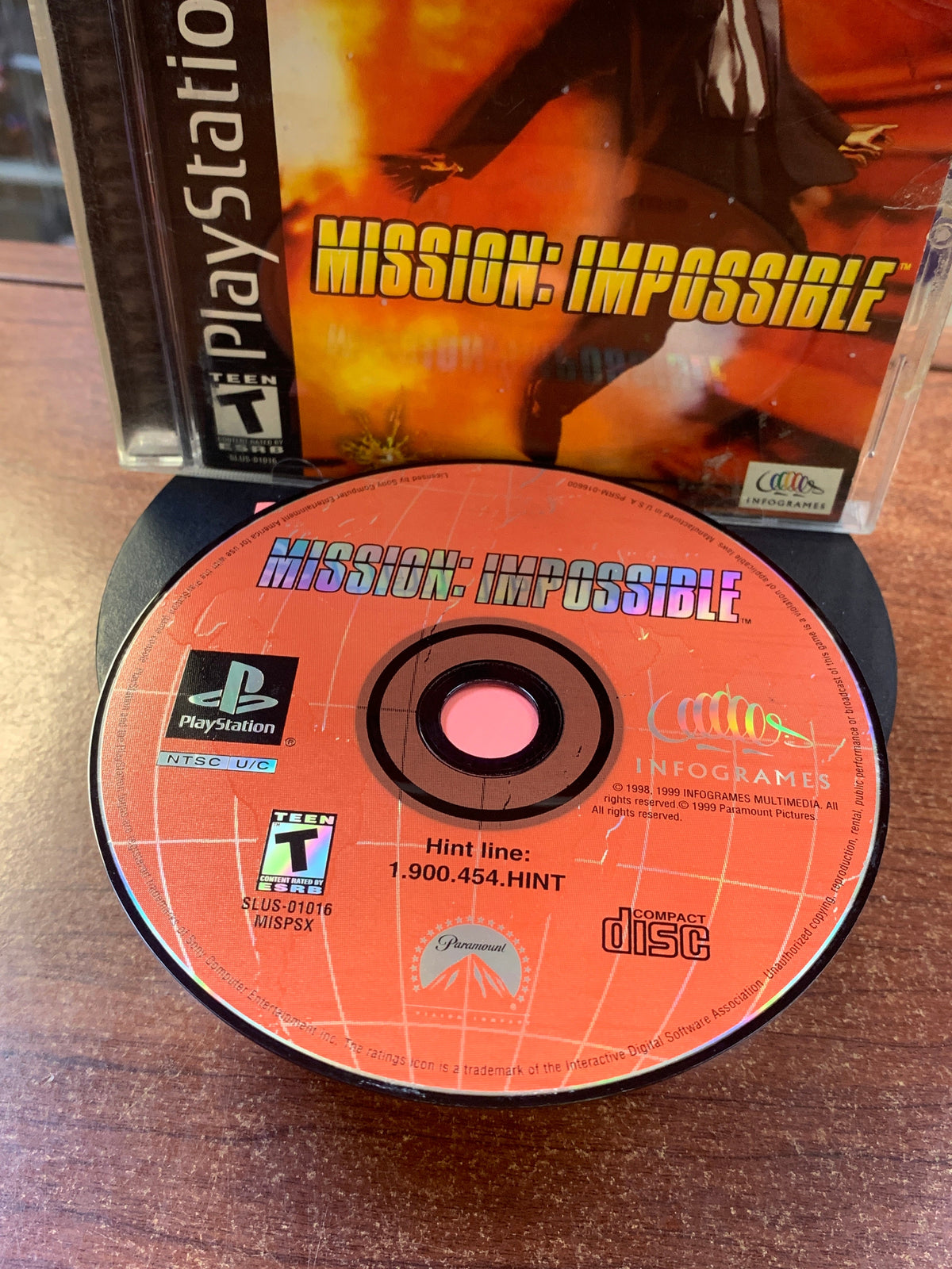 Mission Impossible (PS1 Playstation, Video Game) **TESTED**