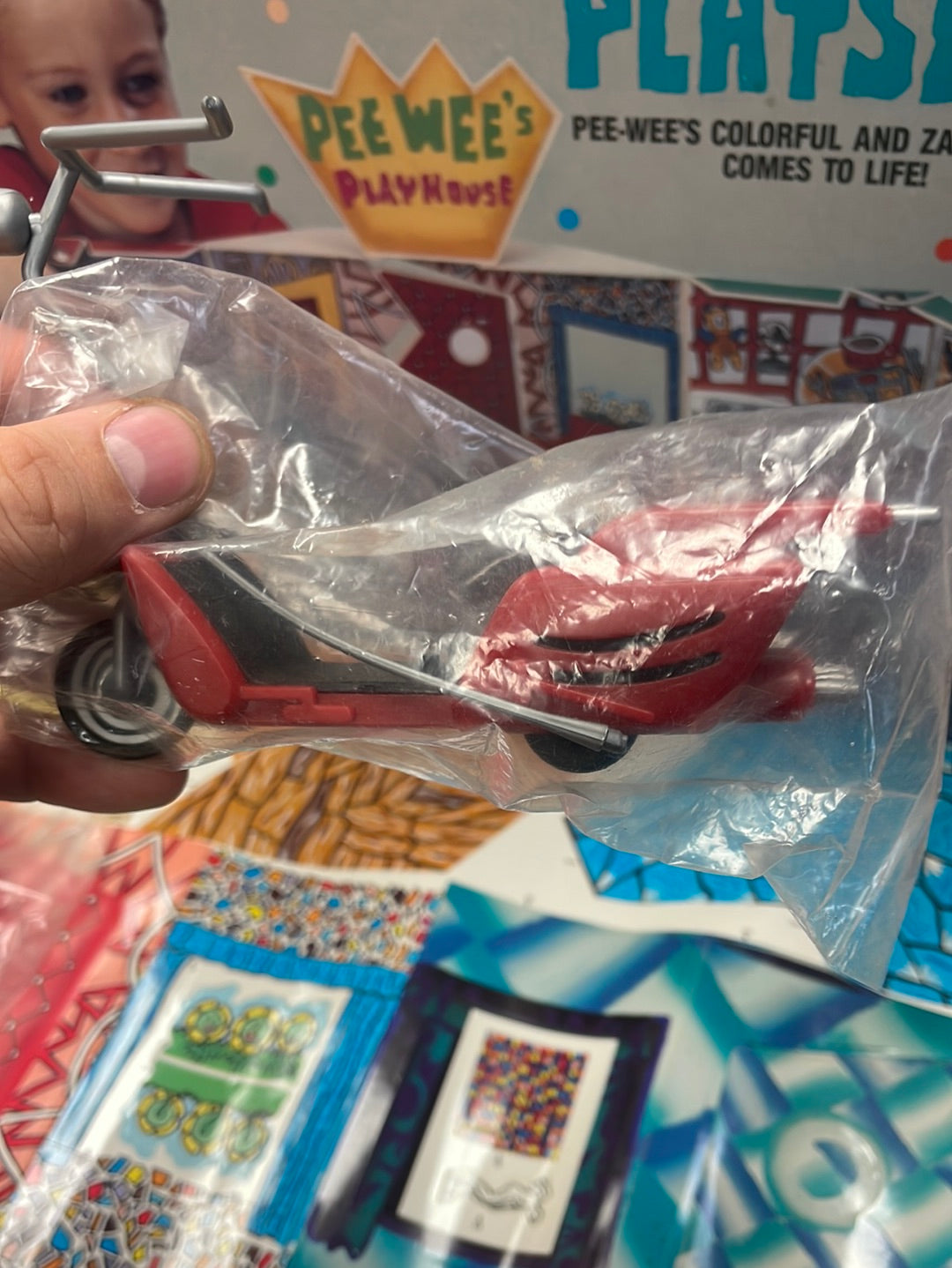 Pee Wee’s Playhouse (Matchbox, Vintage Pee Wee Herman) Unused Contents