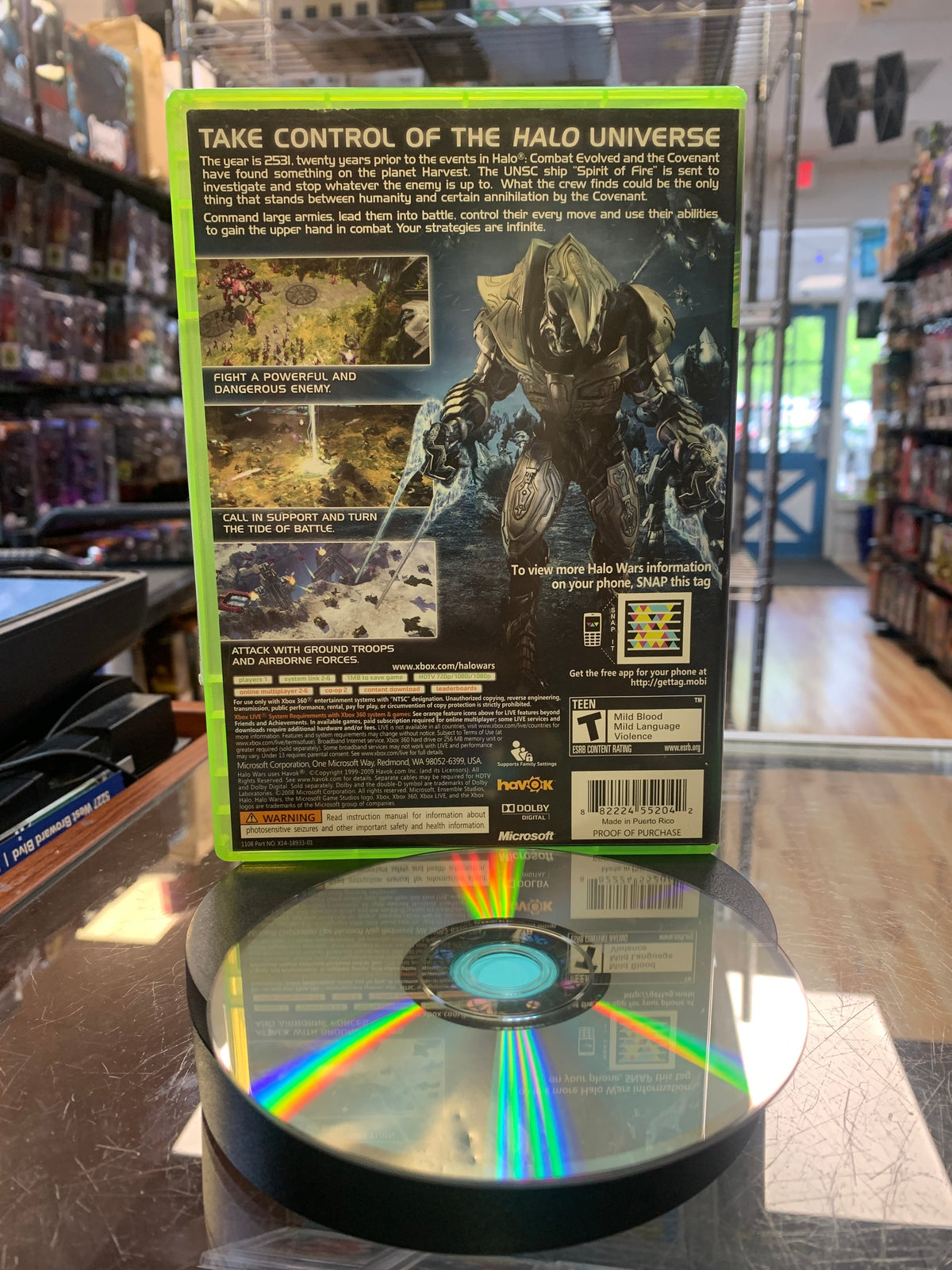 Halo Wars (Microsoft Xbox 360, Video Game)