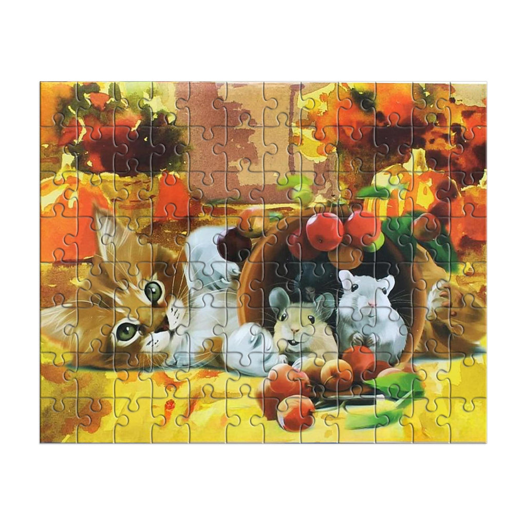 Cat and Mice 100 Piece Juvenile Collection Jigsaw Puzzle