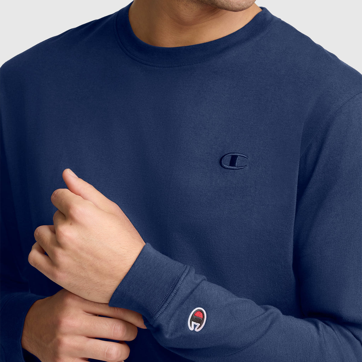 Classic Long Sleeve T-Shirt, Embroidered C Logo