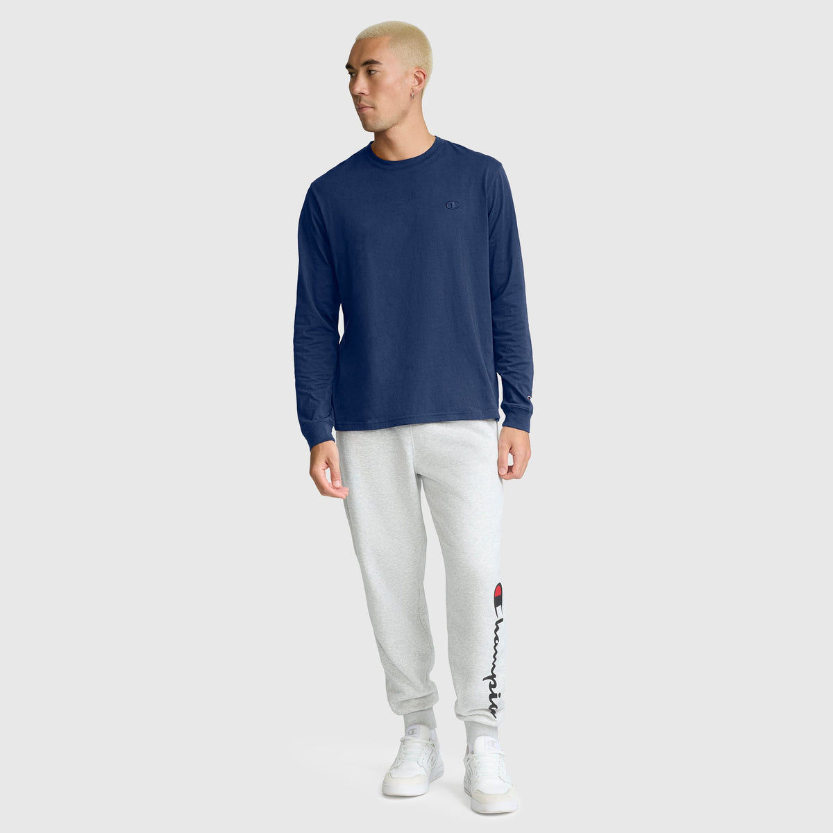 Classic Long Sleeve T-Shirt, Embroidered C Logo