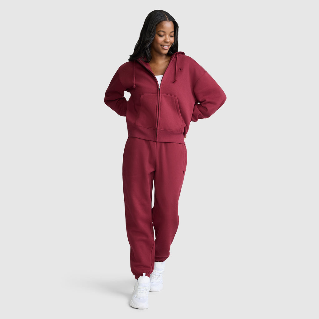 Powerblend Fleece Zip-Up Hoodie, C Logo