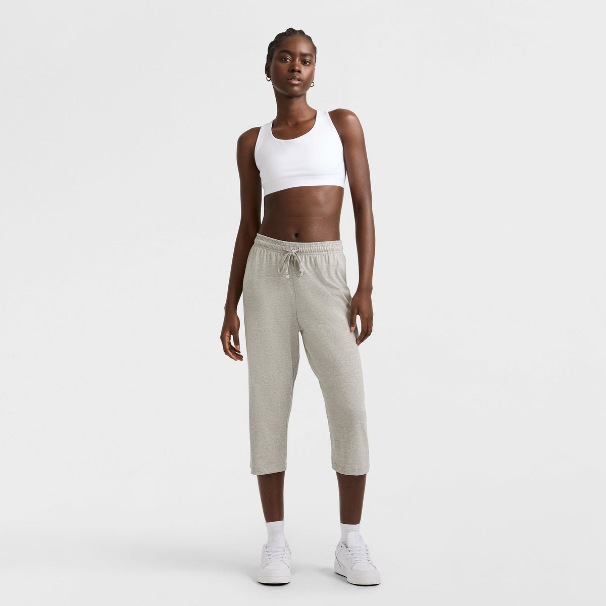 Lightweight Lounge Capri Pants, C Logo
