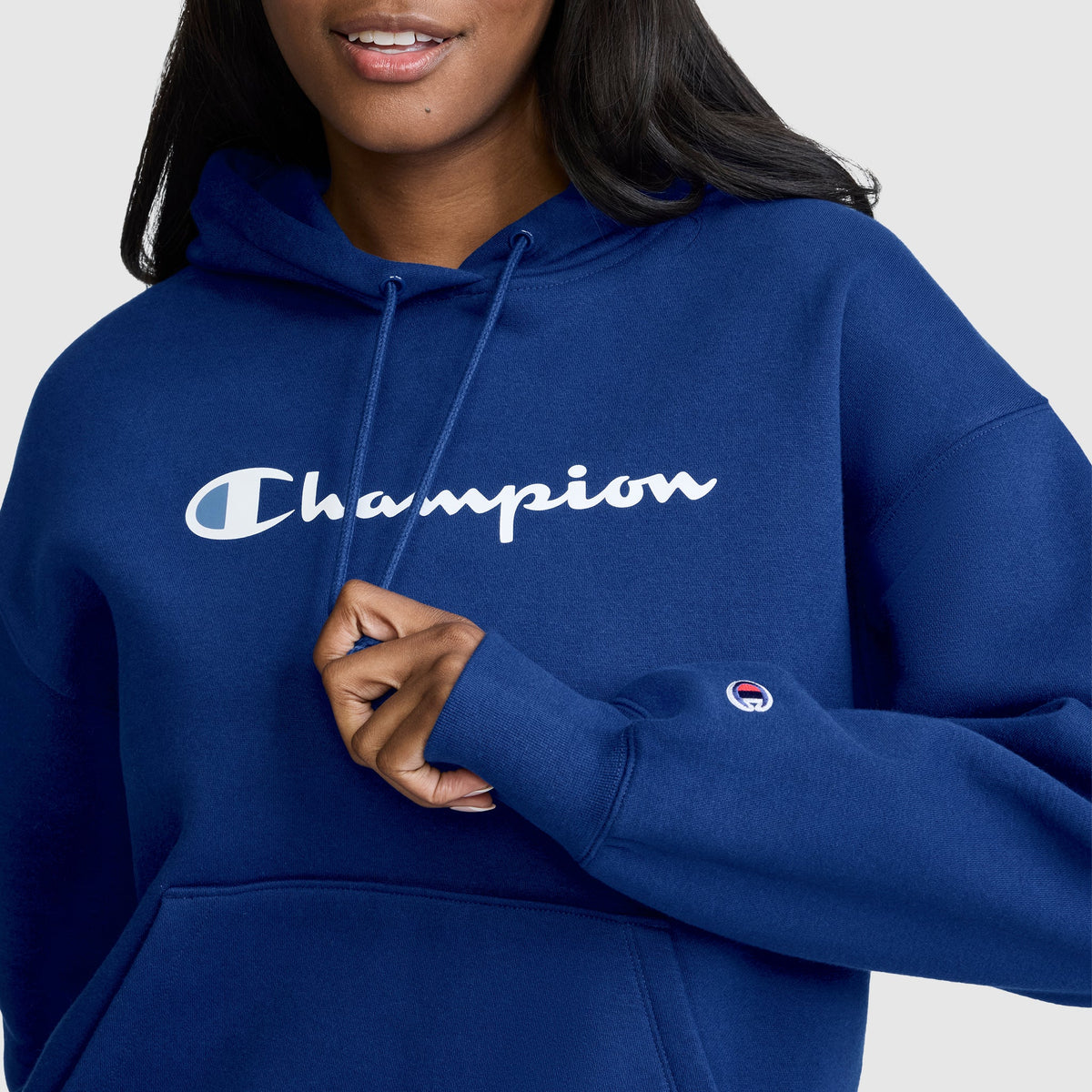 Powerblend Relaxed Hoodie, Script Logo