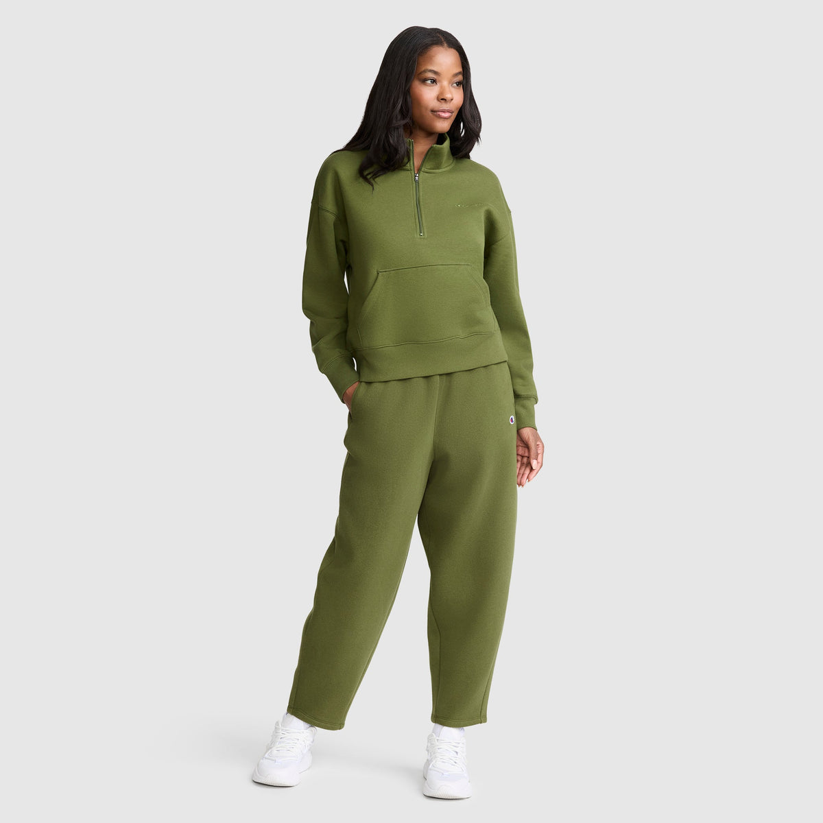 Barrel Leg Fleece Pant