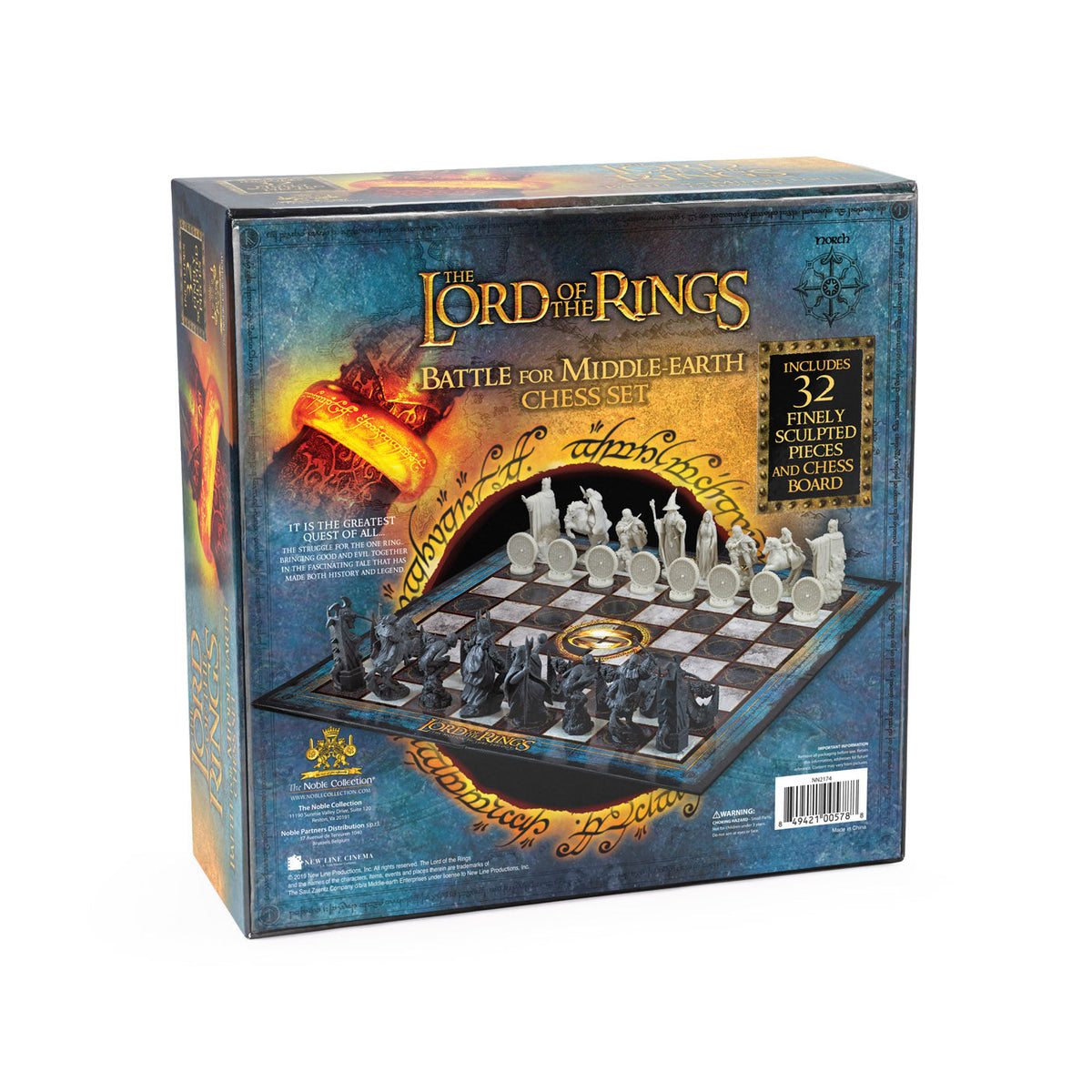 The Lord of the Rings: Battle for Middle-Earth Chess Set