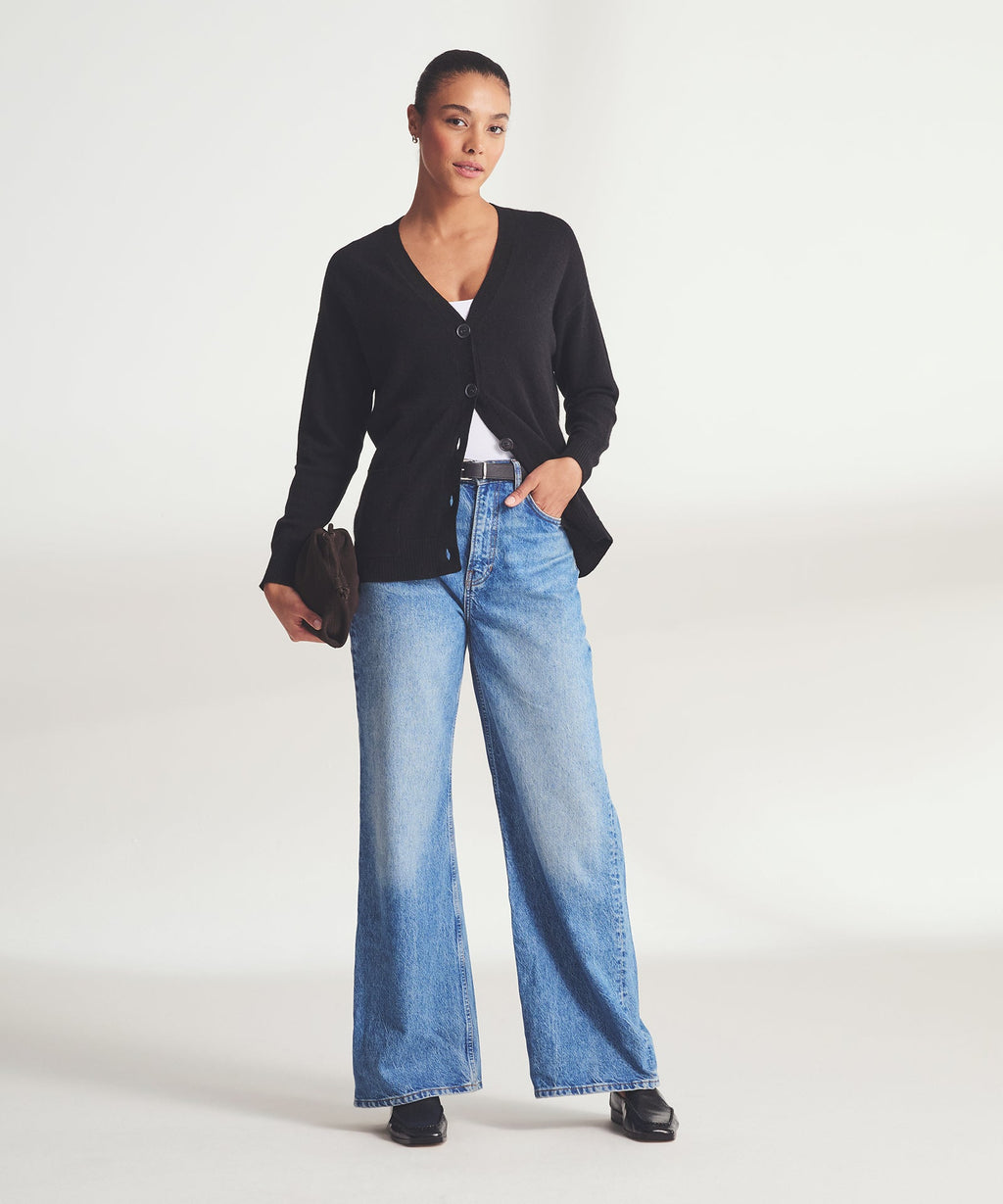 Signature Cashmere Boyfriend Cardigan