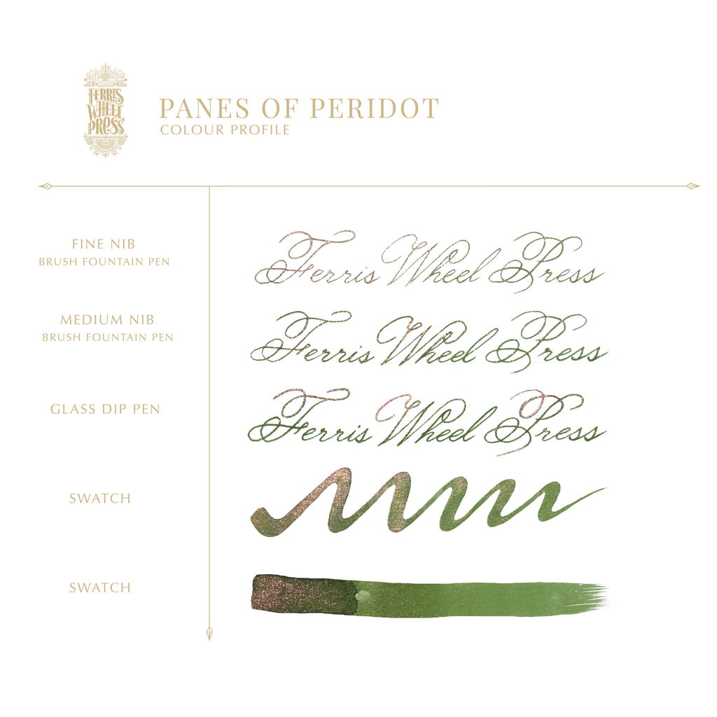 FerriTales | The Book of Knights Series | Panes of Peridot 85ml Ink