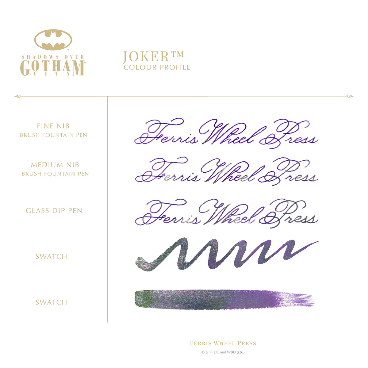 Warner Bros. | Shadows over Gotham City | Joker Signature Ink 38ml
