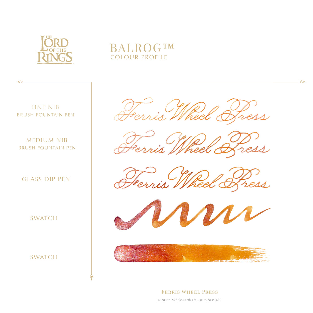 The Lord of the Rings Pen & Ink Set