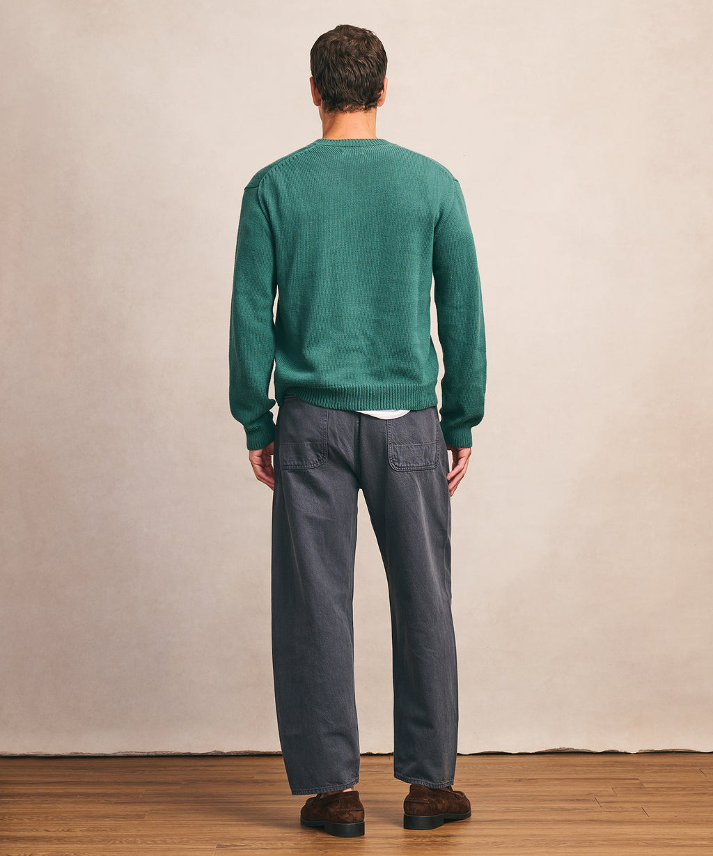 Cotton Henley Sweater