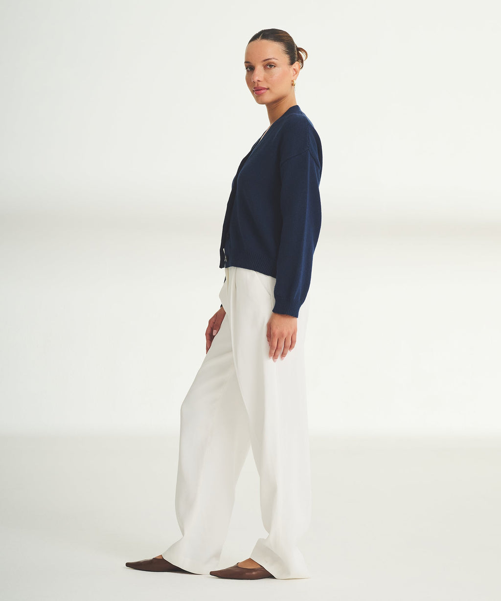 Cotton Relaxed Cardigan