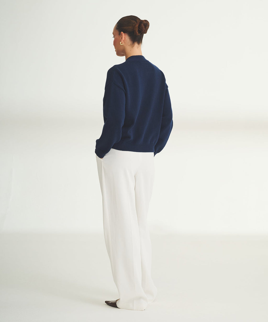 Cotton Relaxed Cardigan