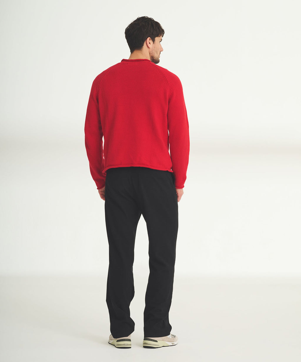 Cotton Relaxed Rollneck Sweater