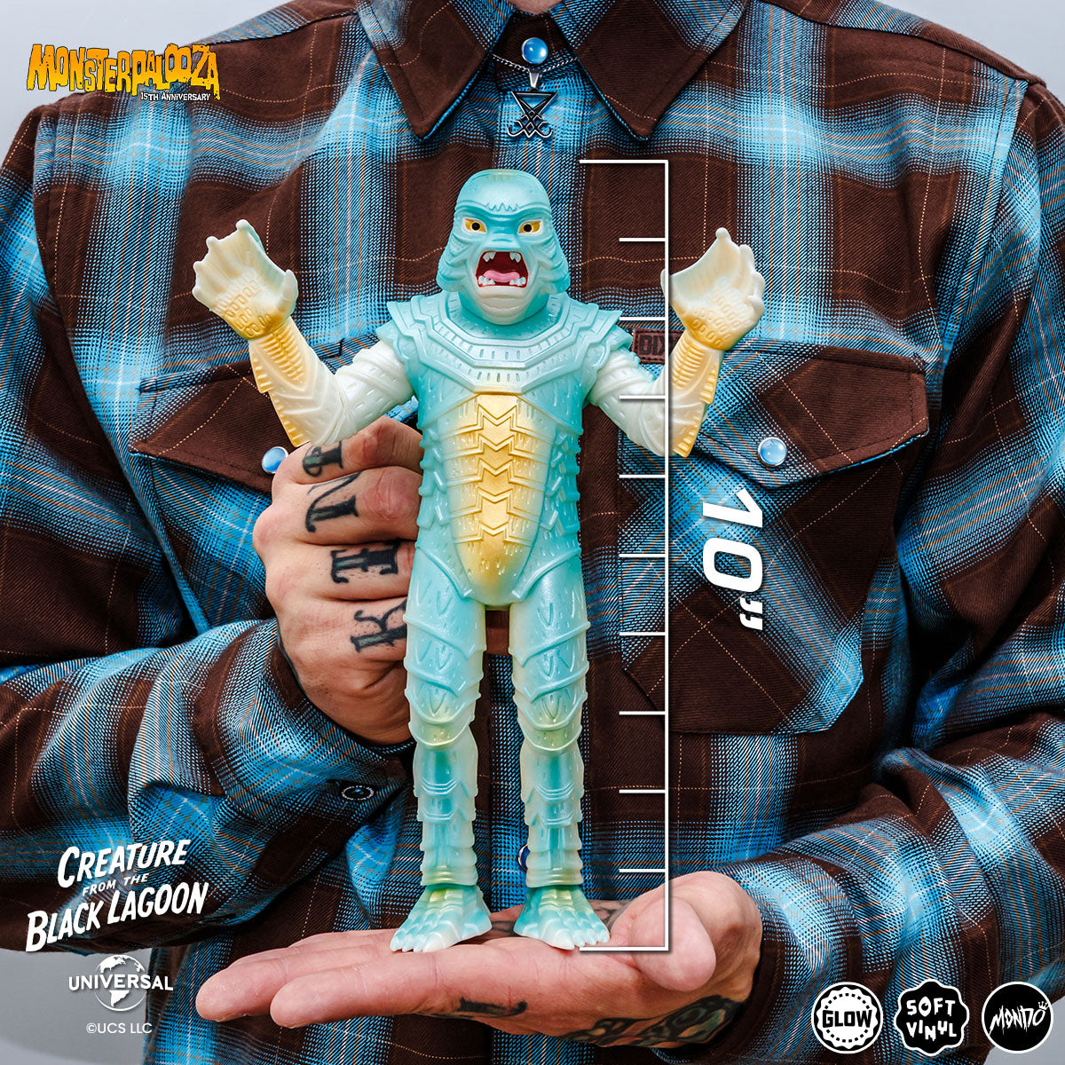 Creature From The Black Lagoon - Vinyl Designer Figure by Attack Peter - Glow in the Dark Variant