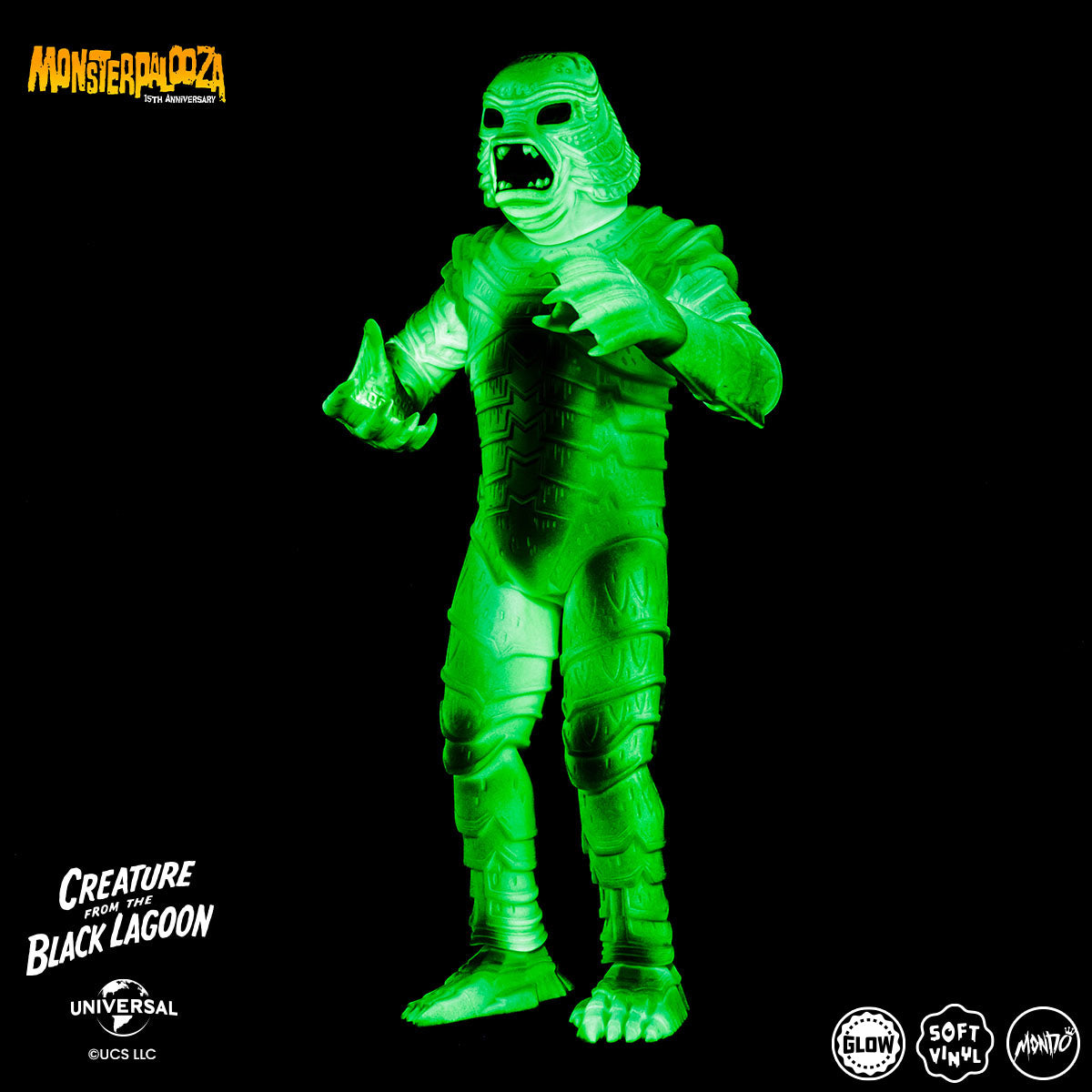 Creature From The Black Lagoon - Vinyl Designer Figure by Attack Peter - Glow in the Dark Variant
