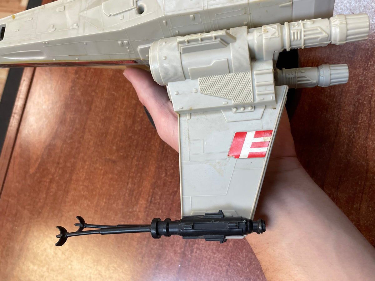 Battle Damage X-Wing Fighter With Stickers (Vintage Star Wars ESB, Kenner)